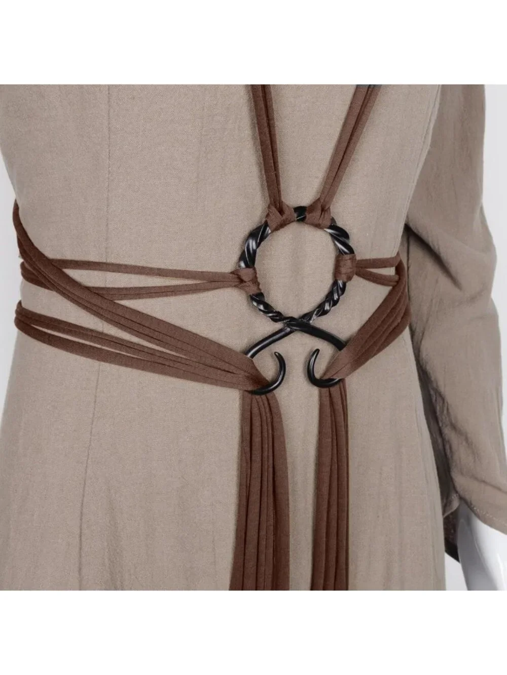 Viking Troll Cross Rope Belt - Norse Witch Medieval Accessory, Renaissance Style